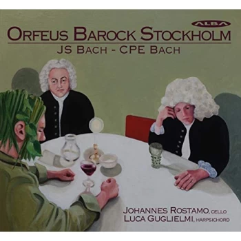 Image of Johannes Rostamo - J.S. Bach/ C.P.E. Bach: Orfeus Barock Stockholm CD