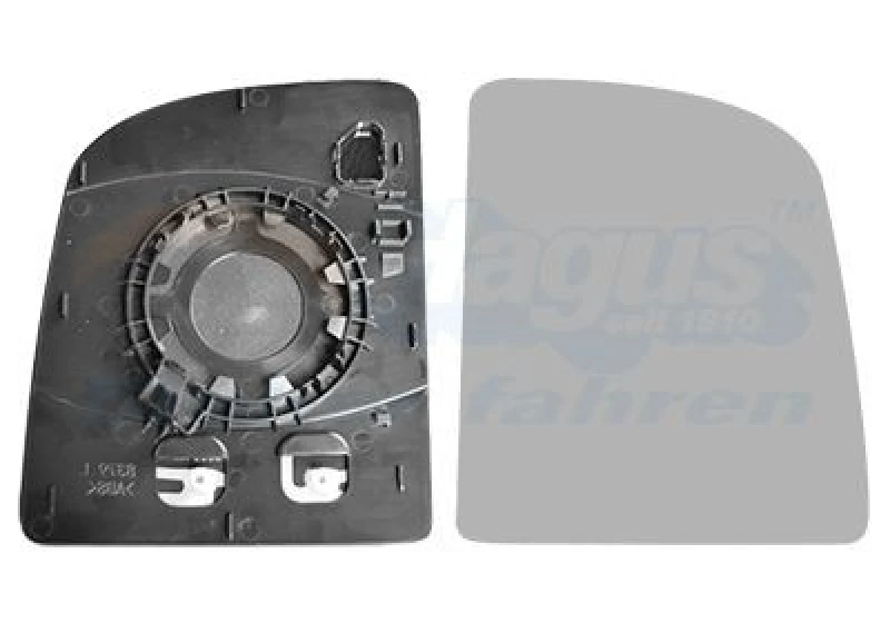 Image of VAN WEZEL Wing mirror glass VAN WEZEL 5792838