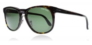 image of Tom Ford Fully Rimmedanklin - Brown Sunglasses Havana 56N 55mm