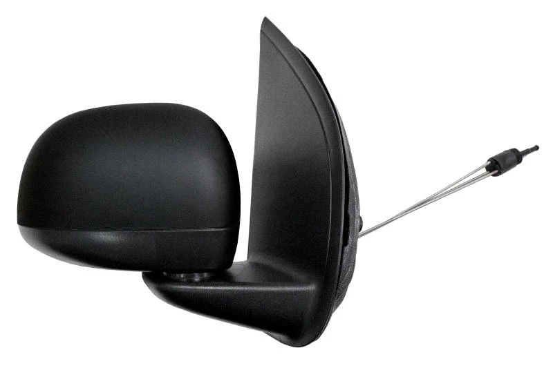Image of PRASCO FT1247003 Wing mirror Right, black, Convex Outside Mirror (50)