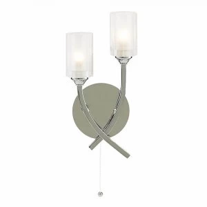 Image of Litecraft Octen Chrome Wall Light