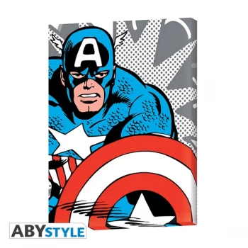 Image of Marvel - Captain America Pop Art Canvas