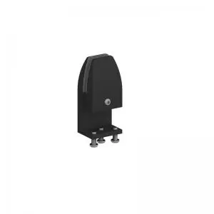 Image of Acrylic fixed desktop screen brackets - Black single