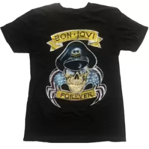 Image of Bon Jovi - Forever Unisex XX-Large T-Shirt - Black