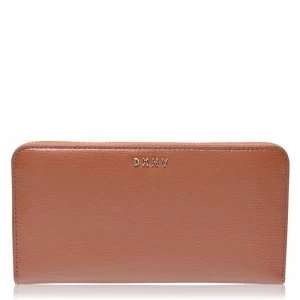 Image of DKNY Sutton Large Zip Around Purse - Caramel CAR