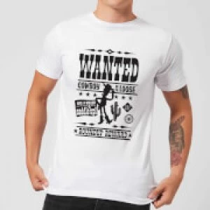 Image of Toy Story Wanted Poster Mens T-Shirt - White - XXL