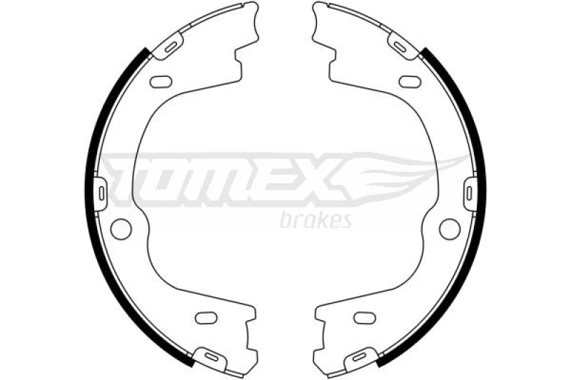 Image of TOMEX brakes Brake Shoe Set TOMEX brakes TX 23-27