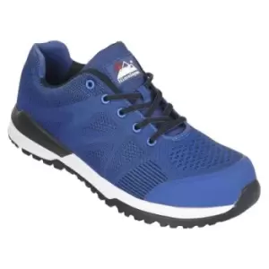 Image of Himalayan 4310 Unisex Blue Toe Capped Safety Trainers, UK 10.5, EU 45