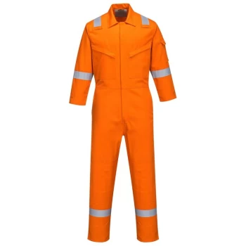 Image of Portwest - FR51ORRXL - sz XL Bizflame Plus Ladies Coverall 350g - Orange
