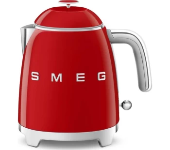 image of SMEG 50's Retro Style Mini KLF05RDUK Jug Kettle - Red