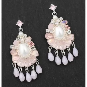Image of Boho Chic Silver Plated Vintage Style Earrings