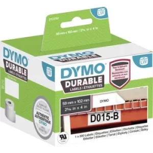 image of Dymo 2112290 LabelWriter Durable Labels 59mm x 102mm