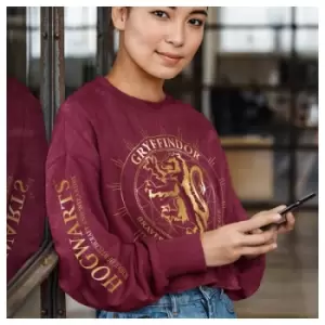 Image of Harry Potter - Gryffindor Constellation (SuperHeroes Inc. Acid Wash Cropped Sweatshirt) Ex Large