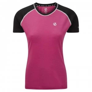 Image of Dare2B Fixate Wool Tee - ActivePk/Blk