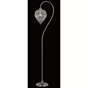 Image of Impex Bombay Beaded Floor Lamp