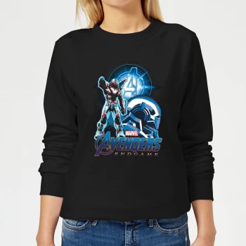 image of Avengers: Endgame War Machine Suit Womens Sweatshirt - Black - M