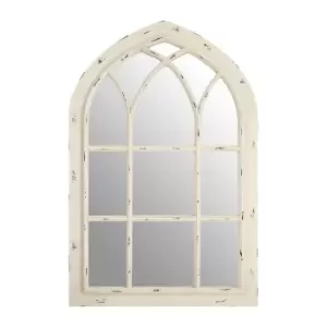 Image of 120 x 80cm Wall Mirror in Cream Chinese Oak