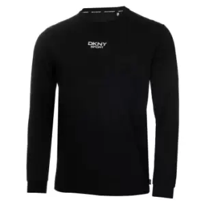 Image of DKNY Golf Liberty Long Sleeve T-Shirt Mens - Black