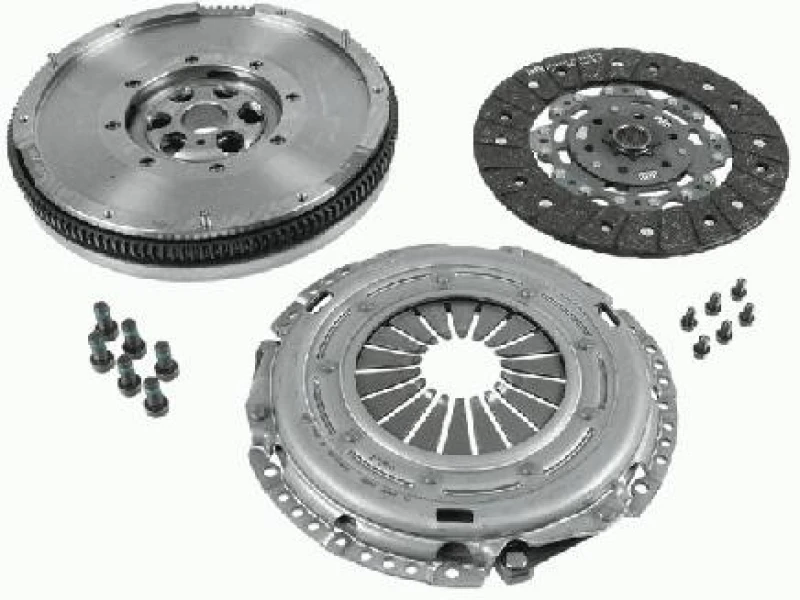 Image of SACHS 2290 601 051 Clutch with pressure plate screws, with clutch disc Clutch Kit (479)