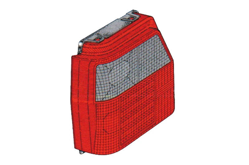 Image of PRASCO FT1294053 Rear light with bulb holder, Right Combination Rearlight (391)