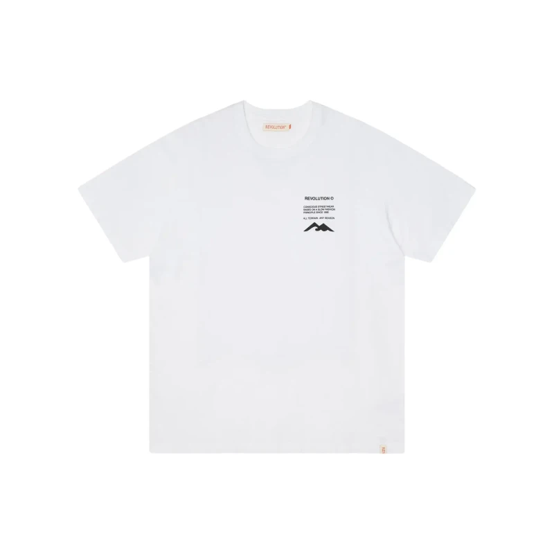 Image of Revolution T-Shirt Revolution Loose Blanc Male XL