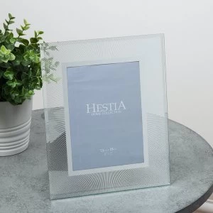 Image of Mirror Glass Starburst Photo Frame 5x7