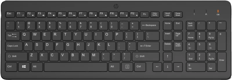 Image of HP 225 WL KBD keyboard Universal RF Wireless Black