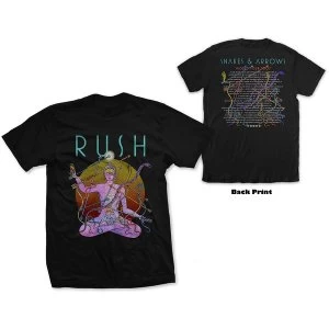 Image of Rush - Snakes & Arrows Tour 2007 Unisex Large T-Shirt - Black
