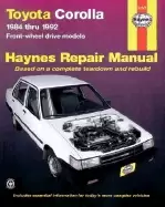 Image of toyota corolla 1984 thru 1992 front wheel drive models