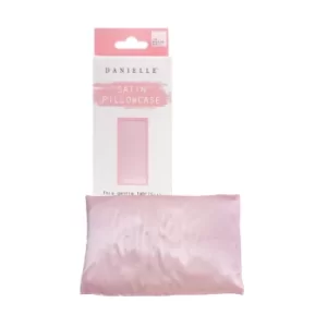 image of Danielle Creations Blush Pink Satin Pillowcase