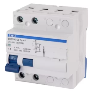 Image of IMO B10R2063-30-B 63A 2P RCCB 30mA Type B 4Mod