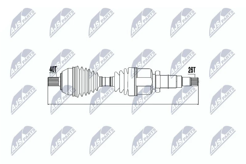 Image of NTY Drive shaft NTY NPW-FR-049