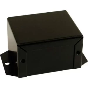 image of Hammond Electronics 1411FBLBK 1411FBLBK Universal enclosure 127 x 102 x 76 Aluminium Black