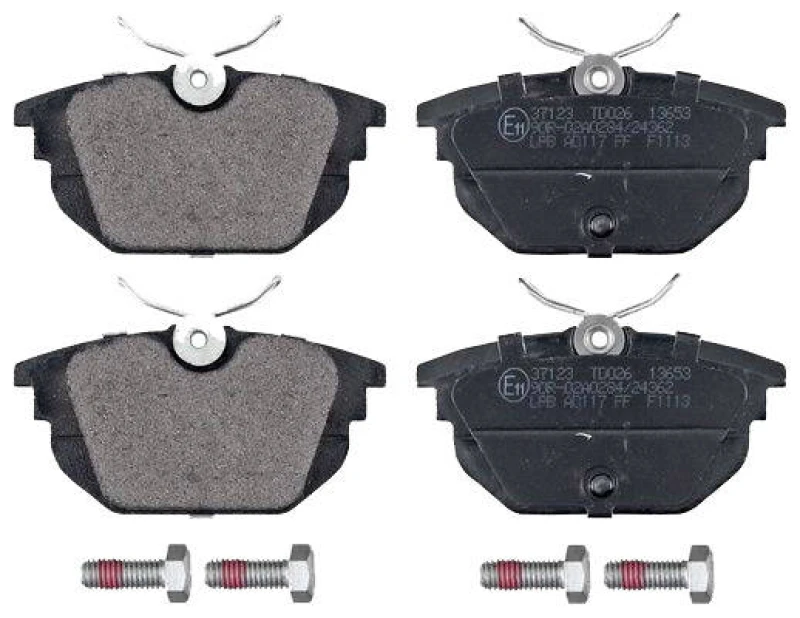 Image of A.B.S. 37123 Brake pad set without integrated wear sensor Brake Pad Set,disc brake (402)