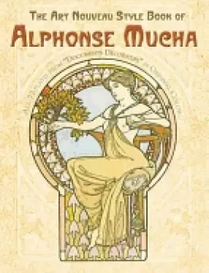 Image of art nouveau style book of alohonse mucha