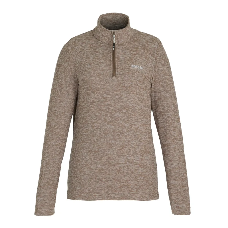 Image of Womens half-zip fleece Regatta Sweethart Marl Rose Female 46