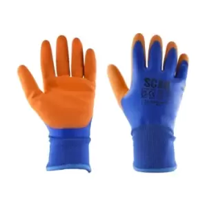 Image of Scan Thermal Waterproof Latex Coated Gloves - XXL (Size 11)