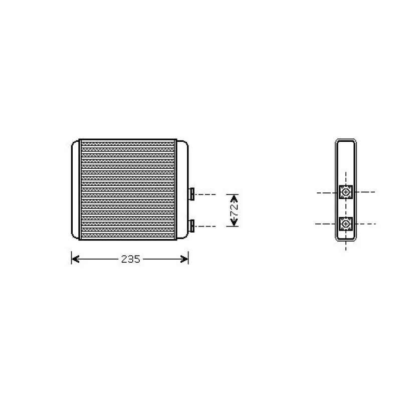 Image of Heater matrix DIEDERICHS DCM1168