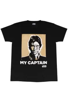 image of My Captain Han Solo Boyfriend T-Shirt