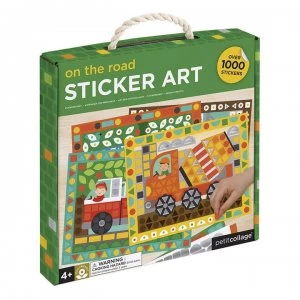 Image of Petit Collage Petit Sticker Mosaic Set - Vechicles