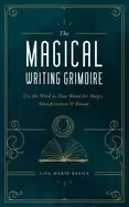 Image of magical writing grimoire use the word as your wand for magic manifestation