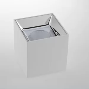 Image of MIG LED Surface Mounted Downlight White, Chrome 2000lm 3000K 11.5x11.5x11.6cm
