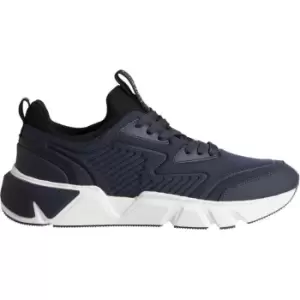 Image of Calvin Klein Low Top Lace Up Knit - Blue