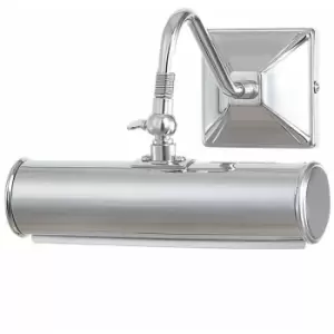 Image of Loops - Single Bulb Picture Light Polished Chrome LED E14 40W Bulb