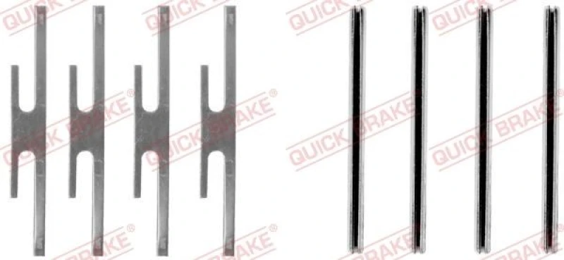 Image of QUICK BRAKE Brake pad fitting kit QUICK BRAKE 109-1012