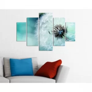 Image of ST126 Multicolor Decorative MDF Painting (5 Pieces)