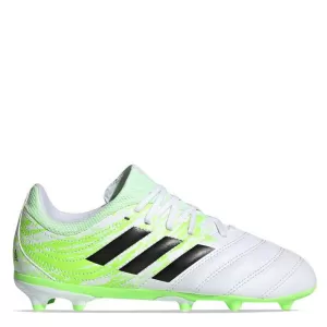 Image of Adidas Junior Copa 20.3 Astro Turf Football Boot, White, Size 13