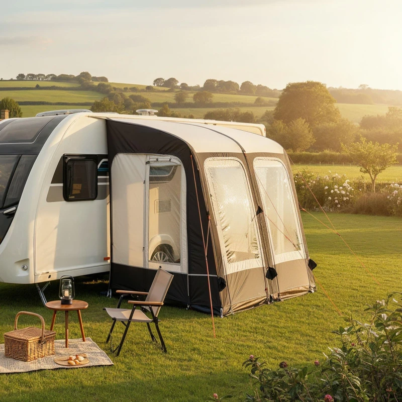 Image of Streetwize Traveller 260 Air Porch Awning Grey unisex One Size