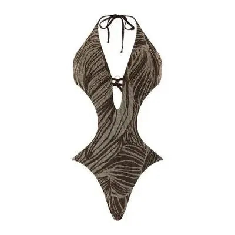 Image of Cut-out one Piece swimsuit For Her Guess Zoe Beige Female S