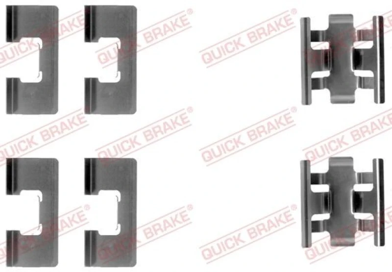 Image of QUICK BRAKE Brake pad fitting kit QUICK BRAKE 109-1091